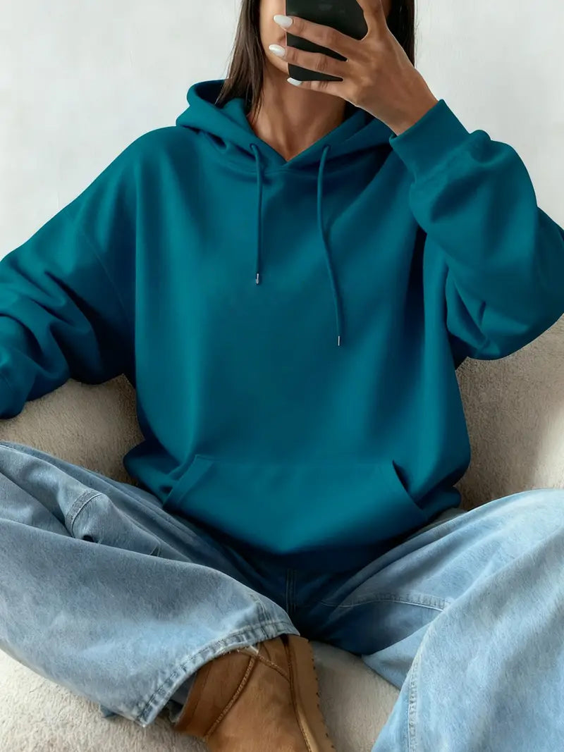 Women Peacock Winter Hoodie