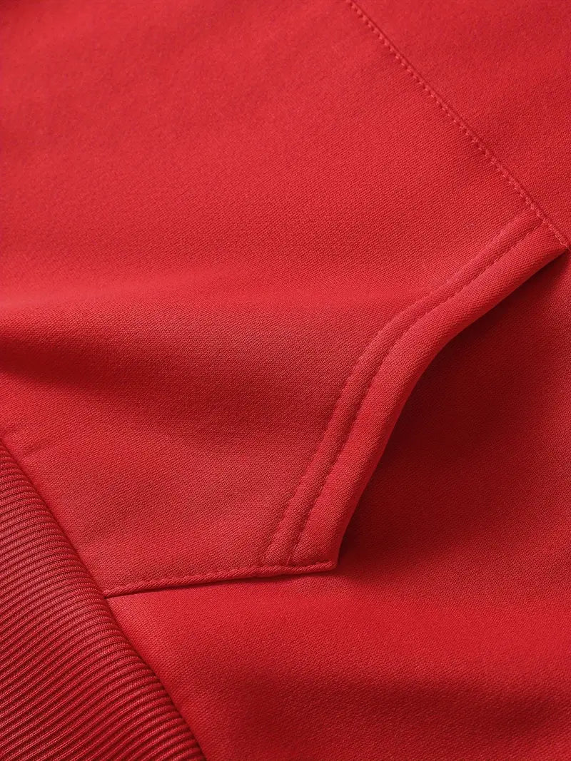 Women Red Winter Hoodie