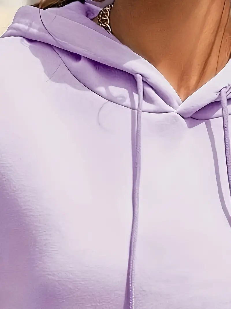 Women Lavender Winter Hoodie