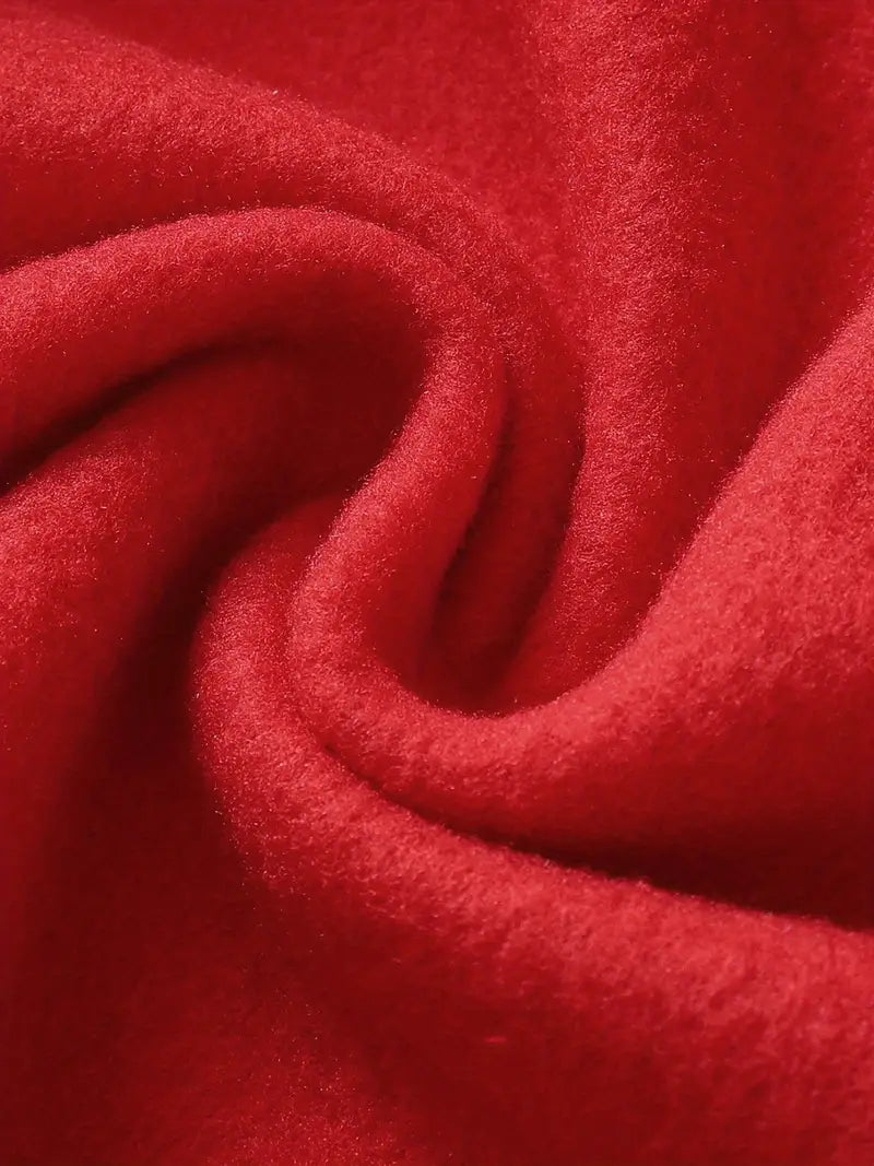 Women Red Winter Hoodie