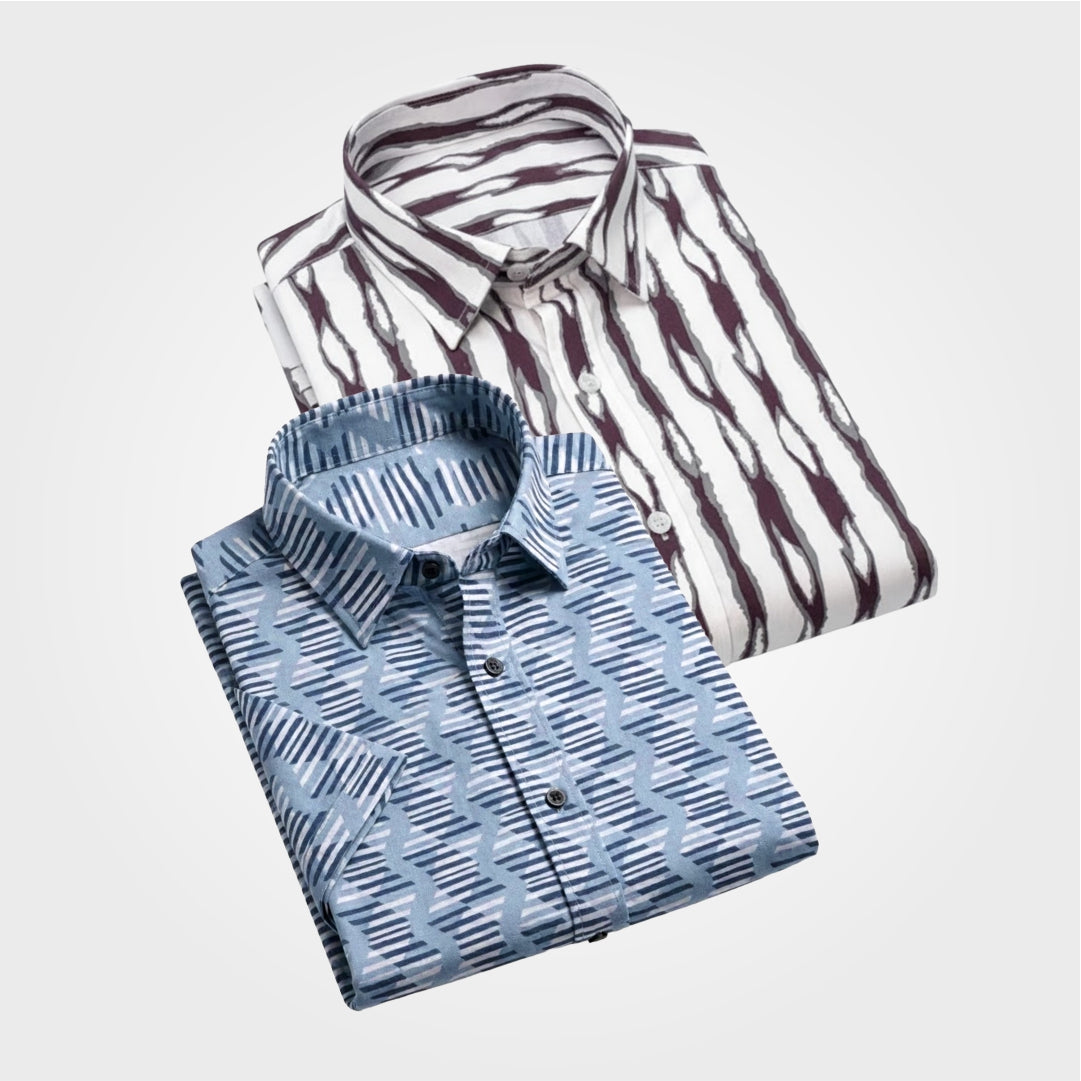 Shirt for Men's Pack of 2 (UHSS-180,UHSS-167)