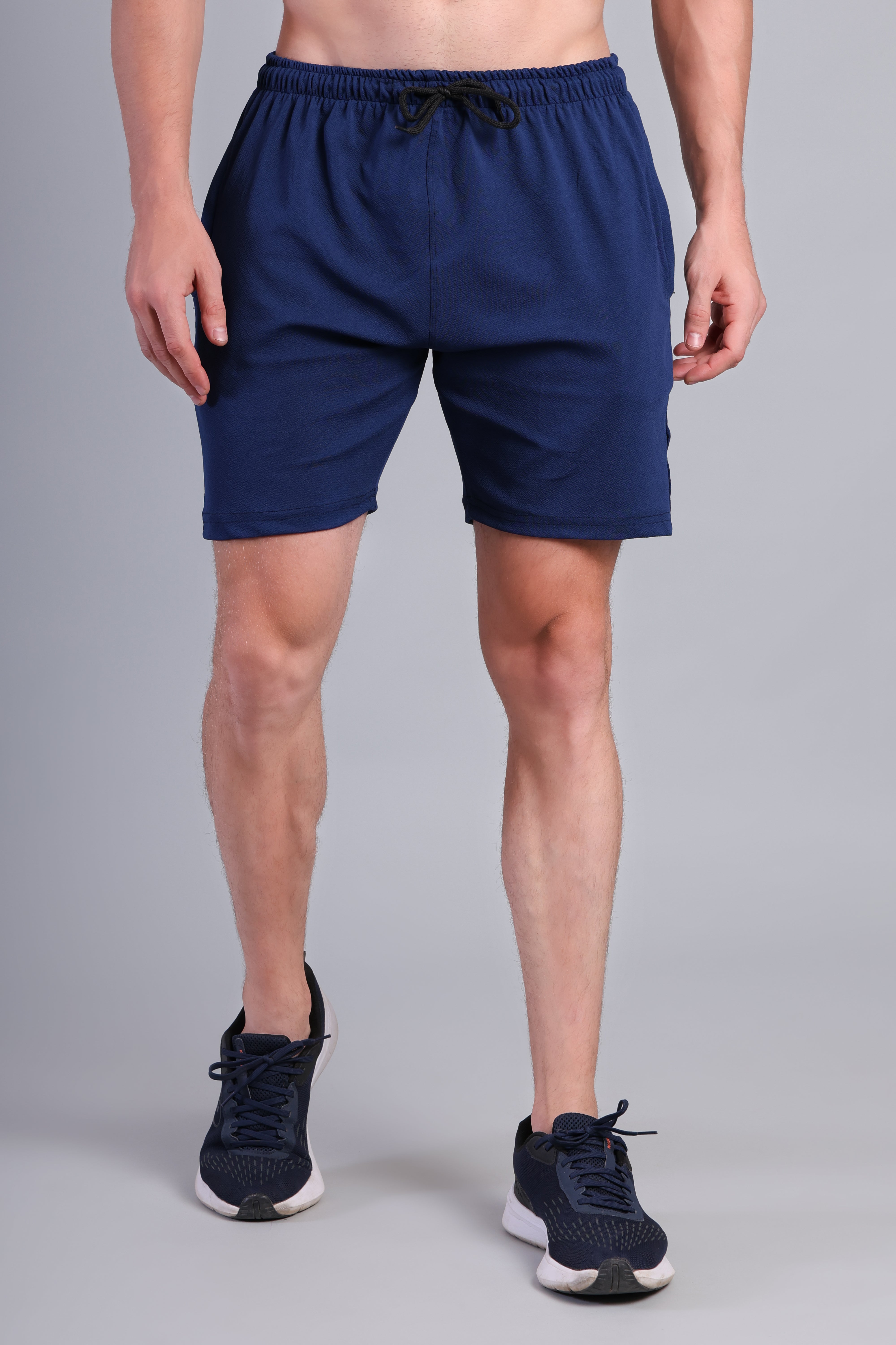 Navy Blue Cotton Short_SH-330
