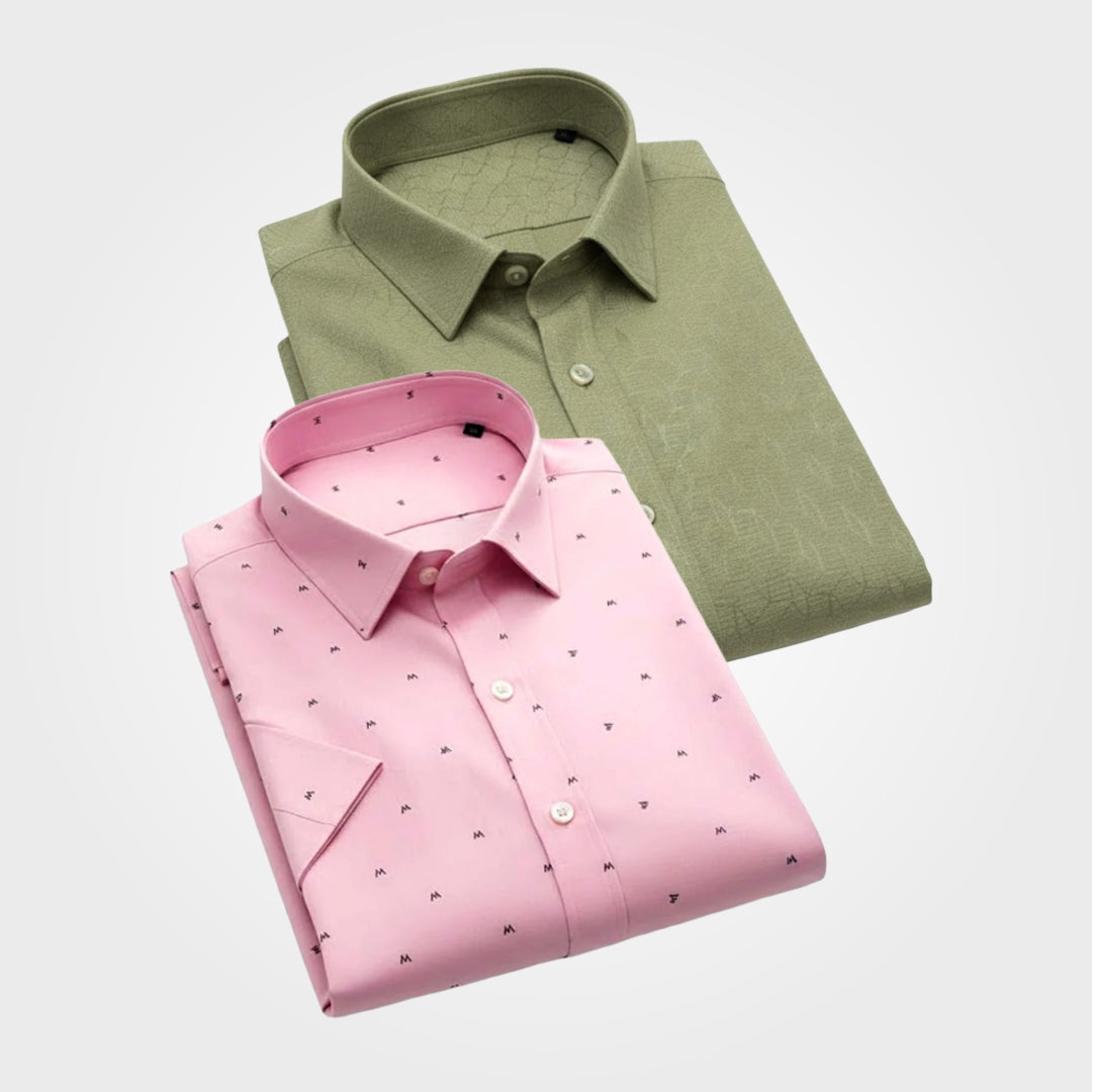 Shirt for Men's Pack of 2 (SHS-152,BHS-184)
