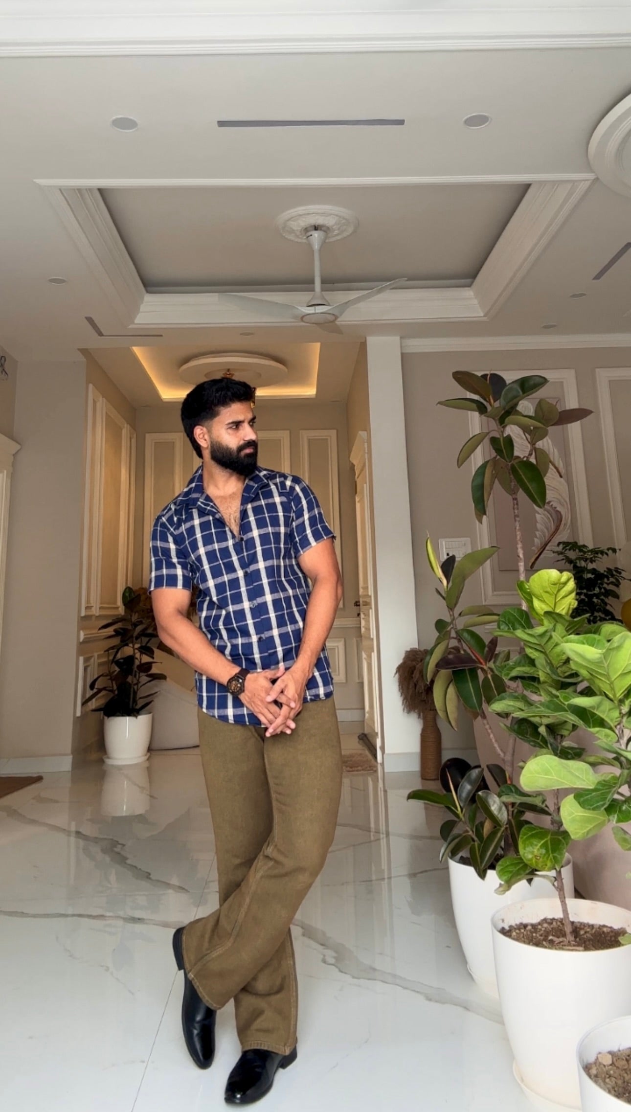 Shirt for Men's Pack of 2 (UHSS-15,SHS-153)