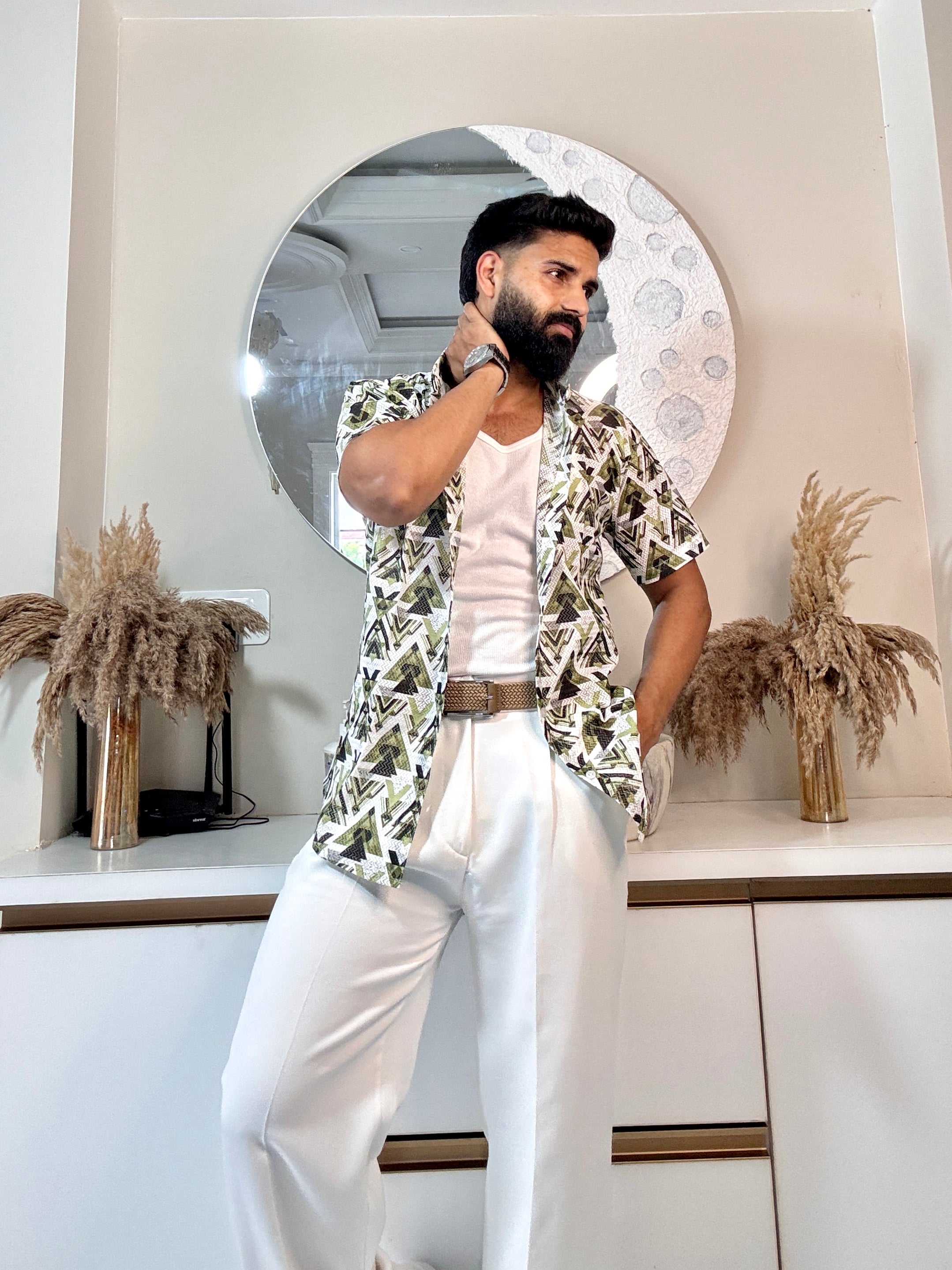 GeoGreen Street Shirt | Breathable & Durable Men’s Shirts for Everyday Wear | SHS-18