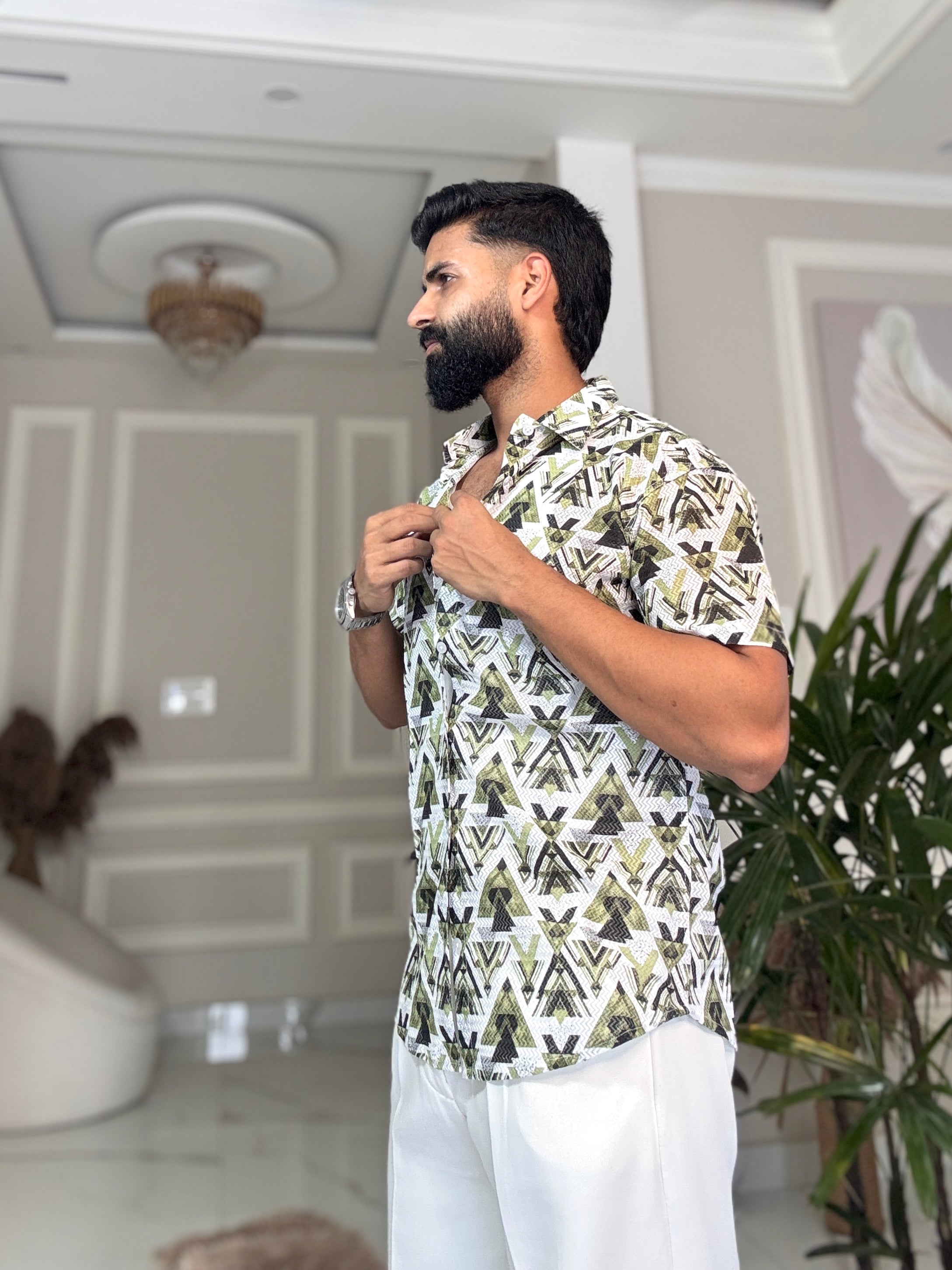 GeoGreen Street Shirt | Breathable & Durable Men’s Shirts for Everyday Wear | SHS-18