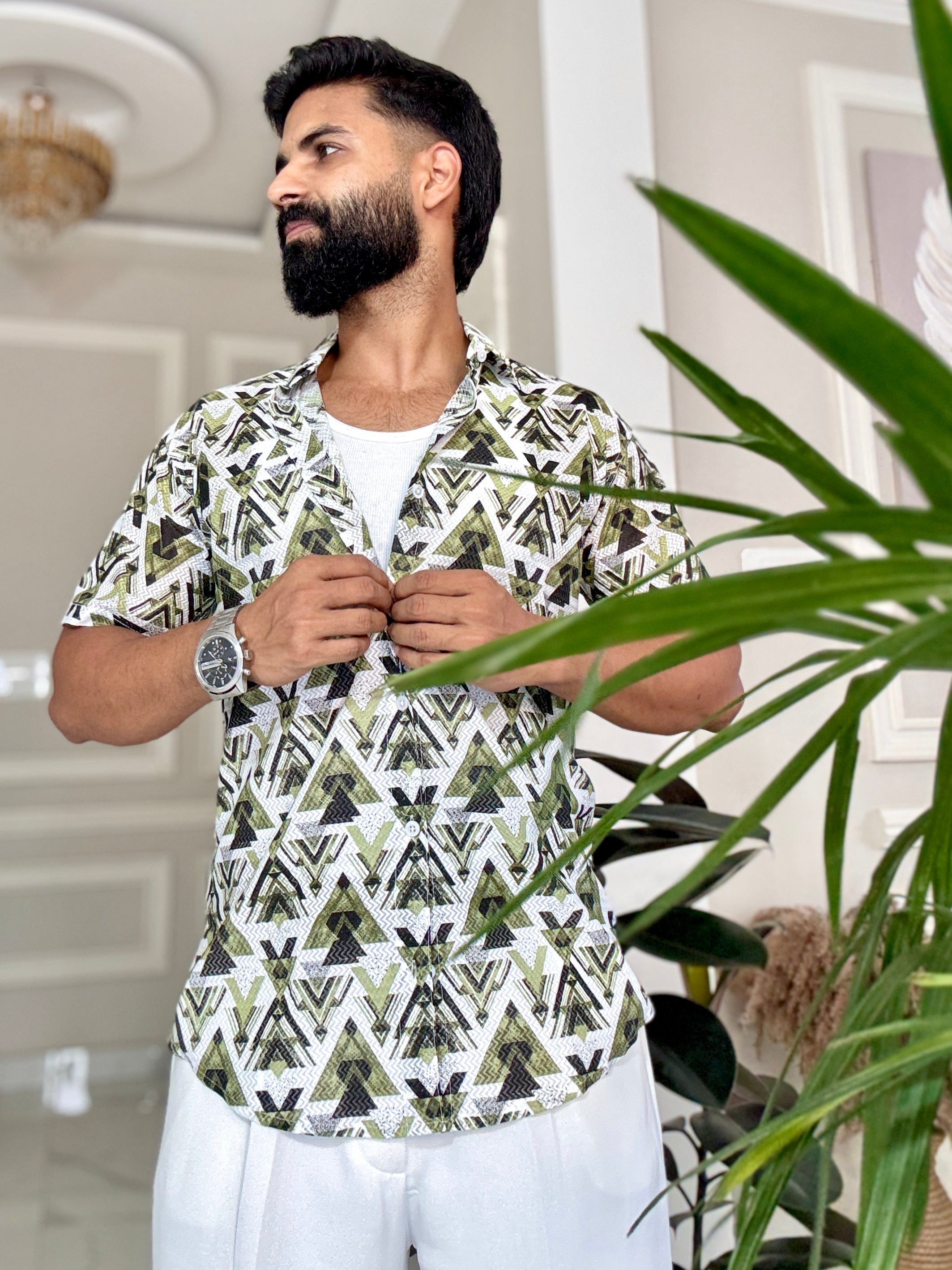 GeoGreen Street Shirt | Breathable & Durable Men’s Shirts for Everyday Wear | SHS-18