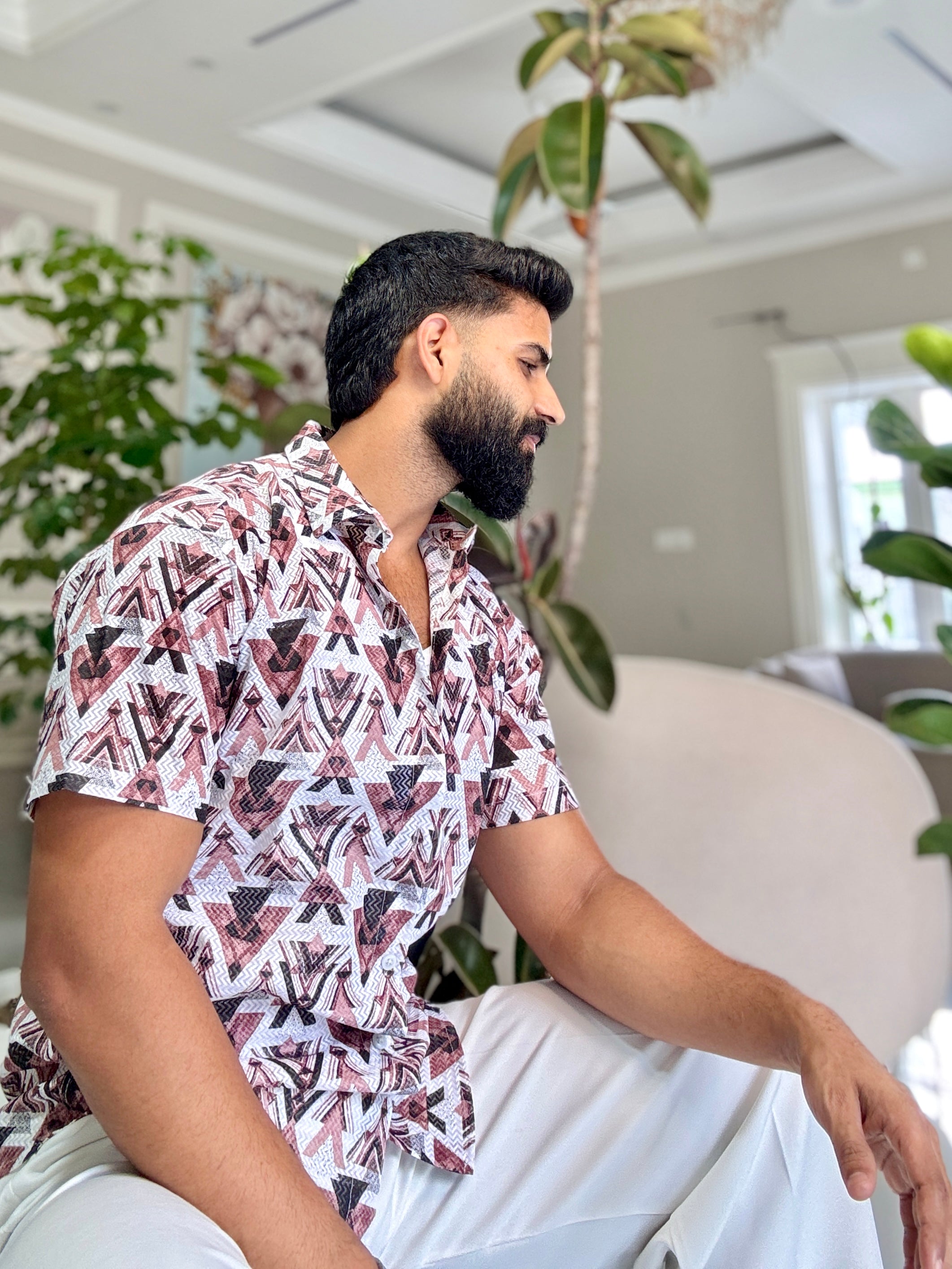 Tribal Flex Half-Sleeve Shirt | Breathable & Durable Men’s Shirts for Everyday Wear | SHS-19