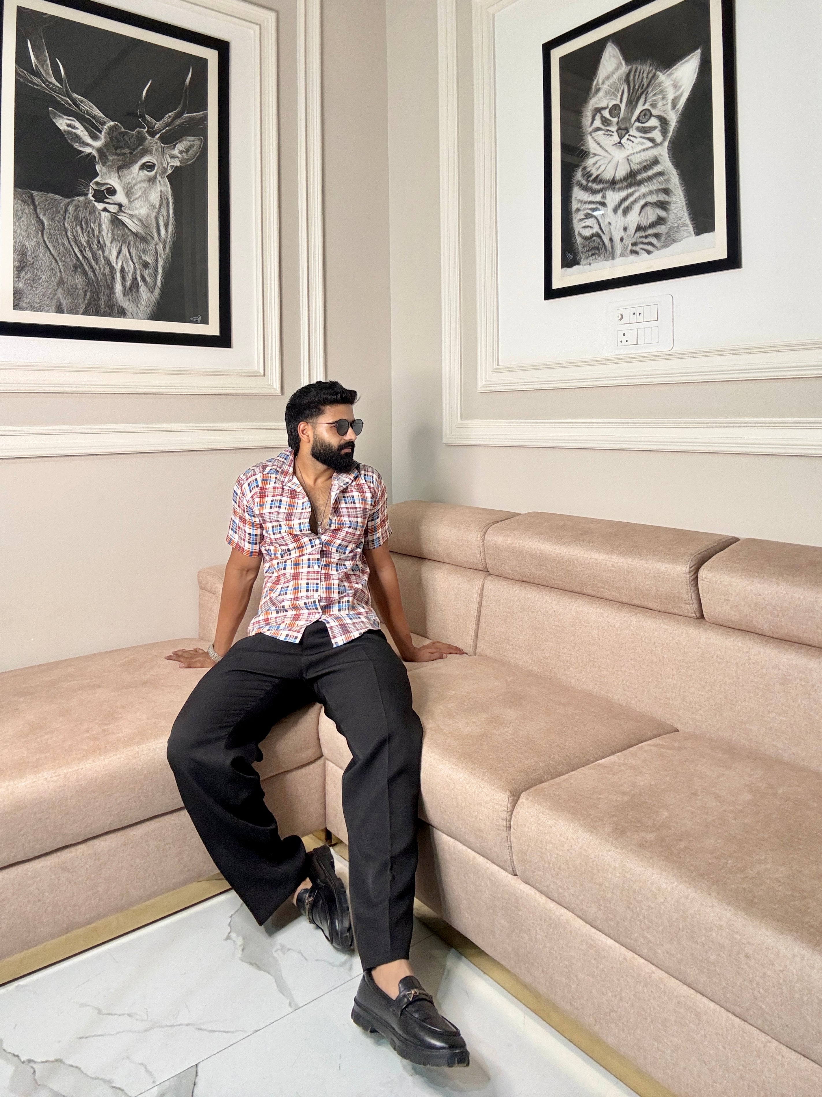 Shirt for Men's Pack of 2 (SHS-174,UHSS-12)