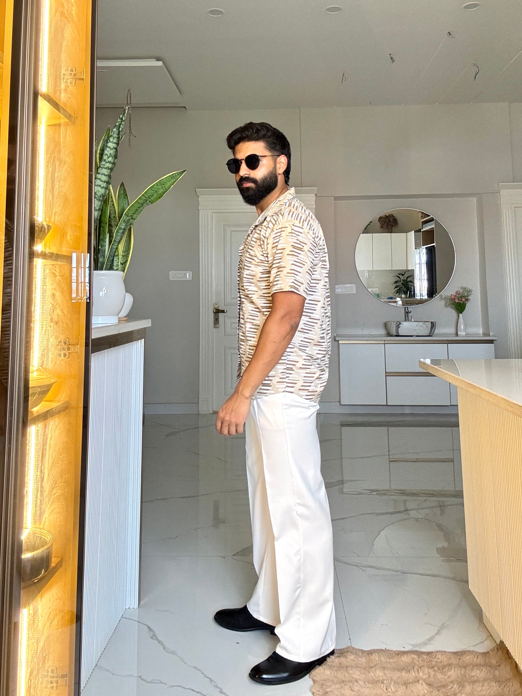 Men's Casual Half Sleeve Shirt - Multicolor |UHSS-182