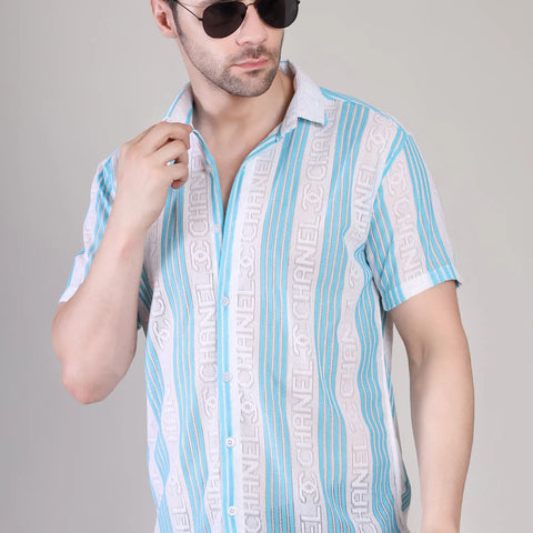 Men's Casual Half Sleeve Shirt - Multicolor | SHS-177