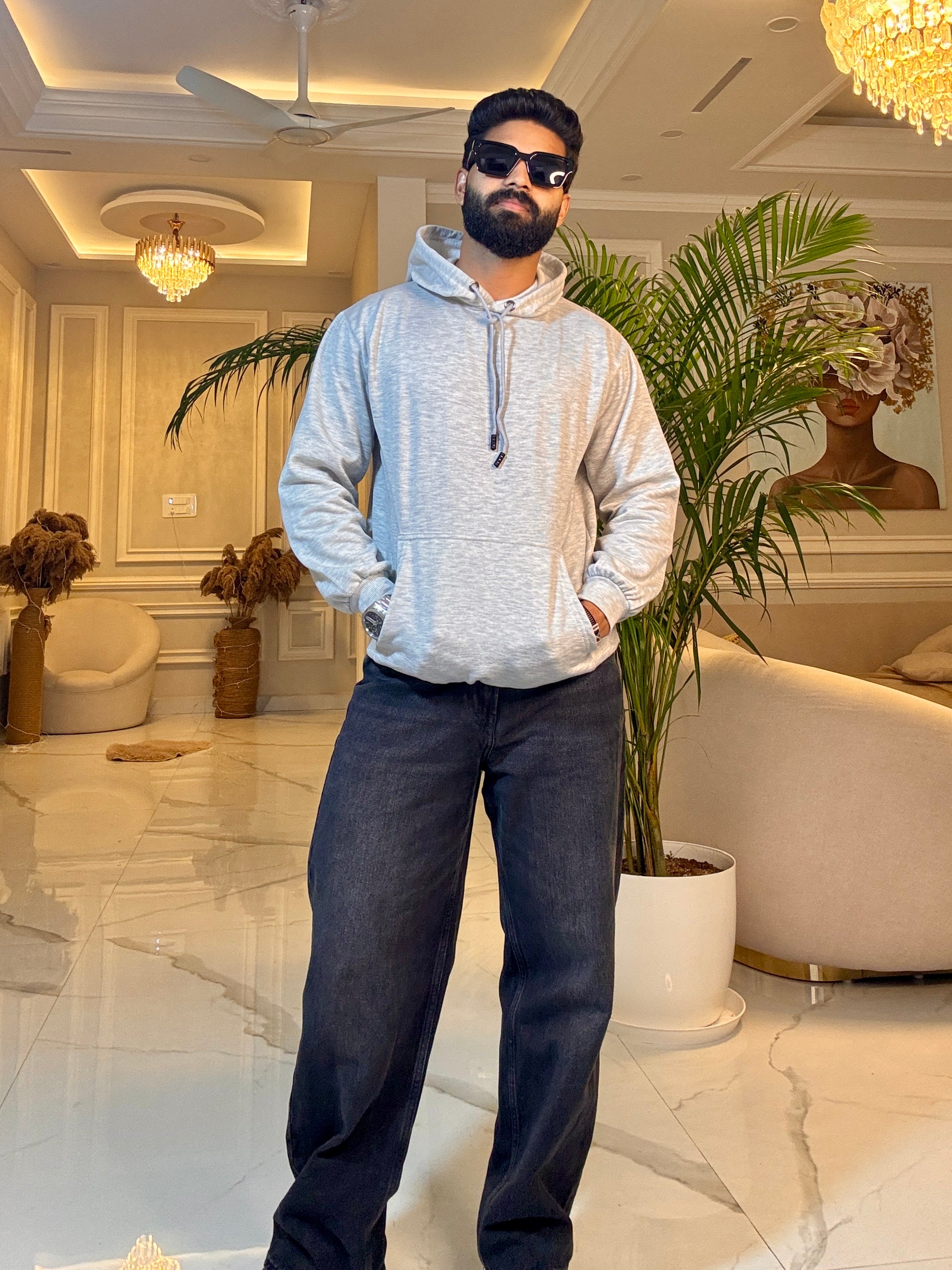 Men Off White Hoodie for Winter