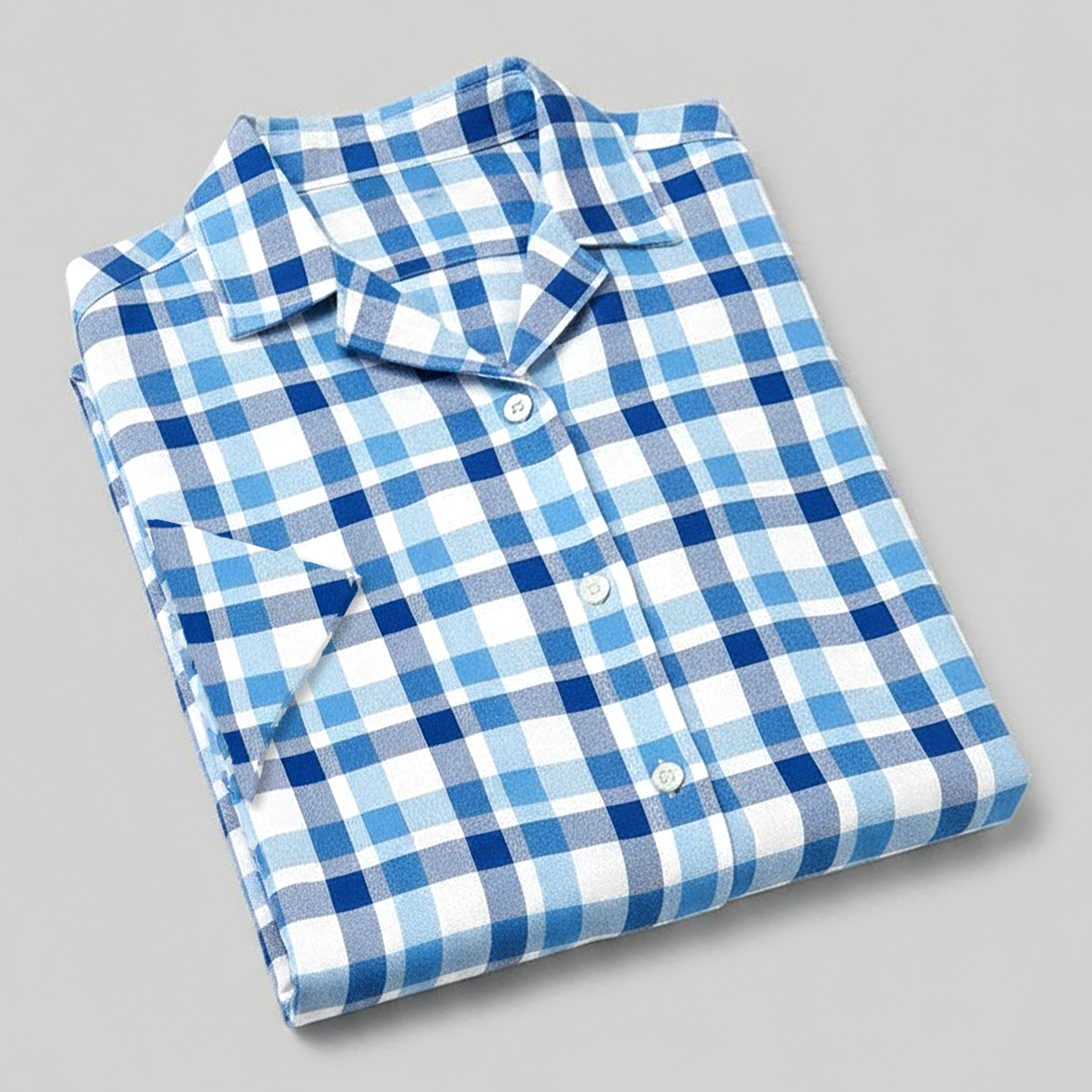 Men's Casual Half Sleeve Shirt - Check |UHSS-158