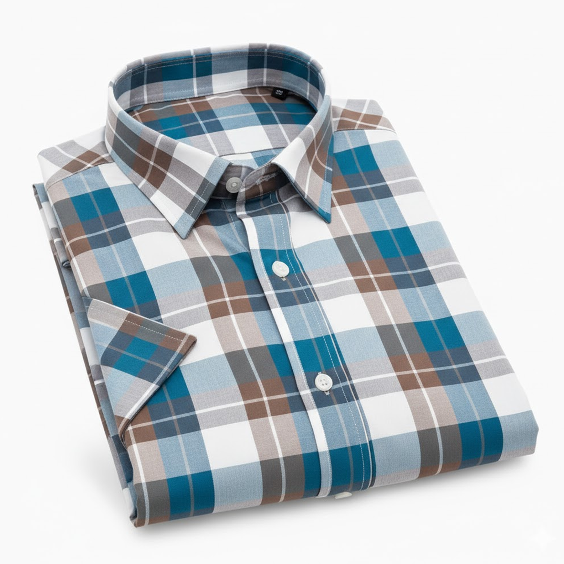 Classic Blue Check Shirt | Breathable & Durable Men’s Shirts for Everyday Wear | UHSS-16