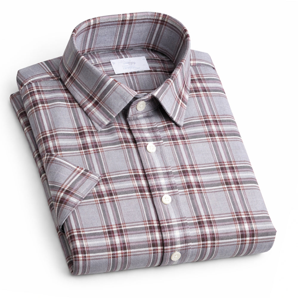 Men's Casual Half Sleeve Shirt - Check | UHSS-164