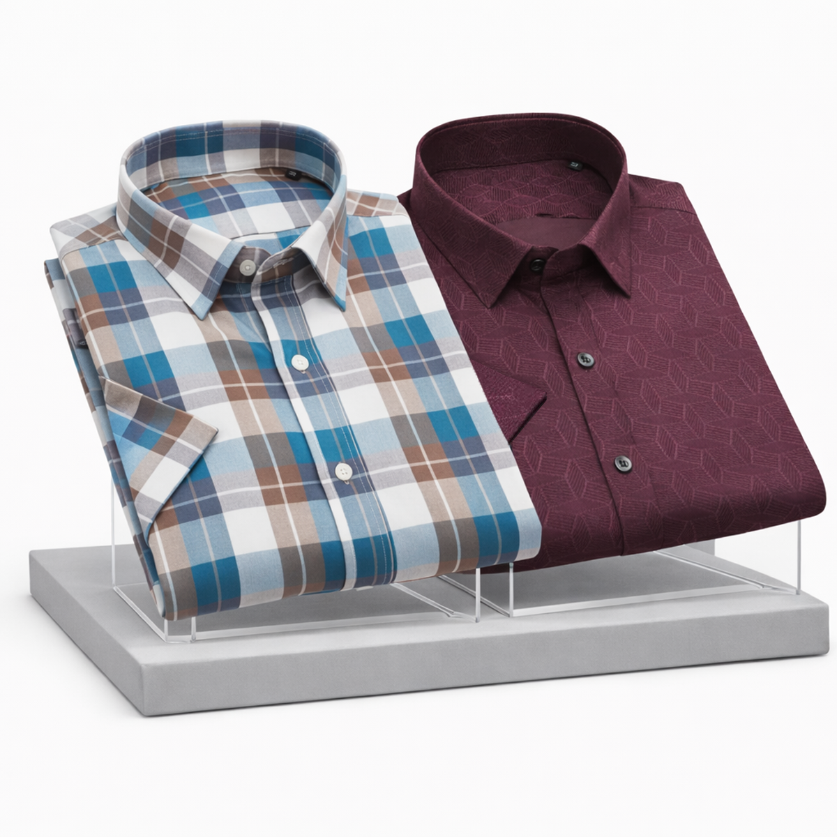 Shirt for Men's Pack of 2 (UHSS-16,SHS-154)