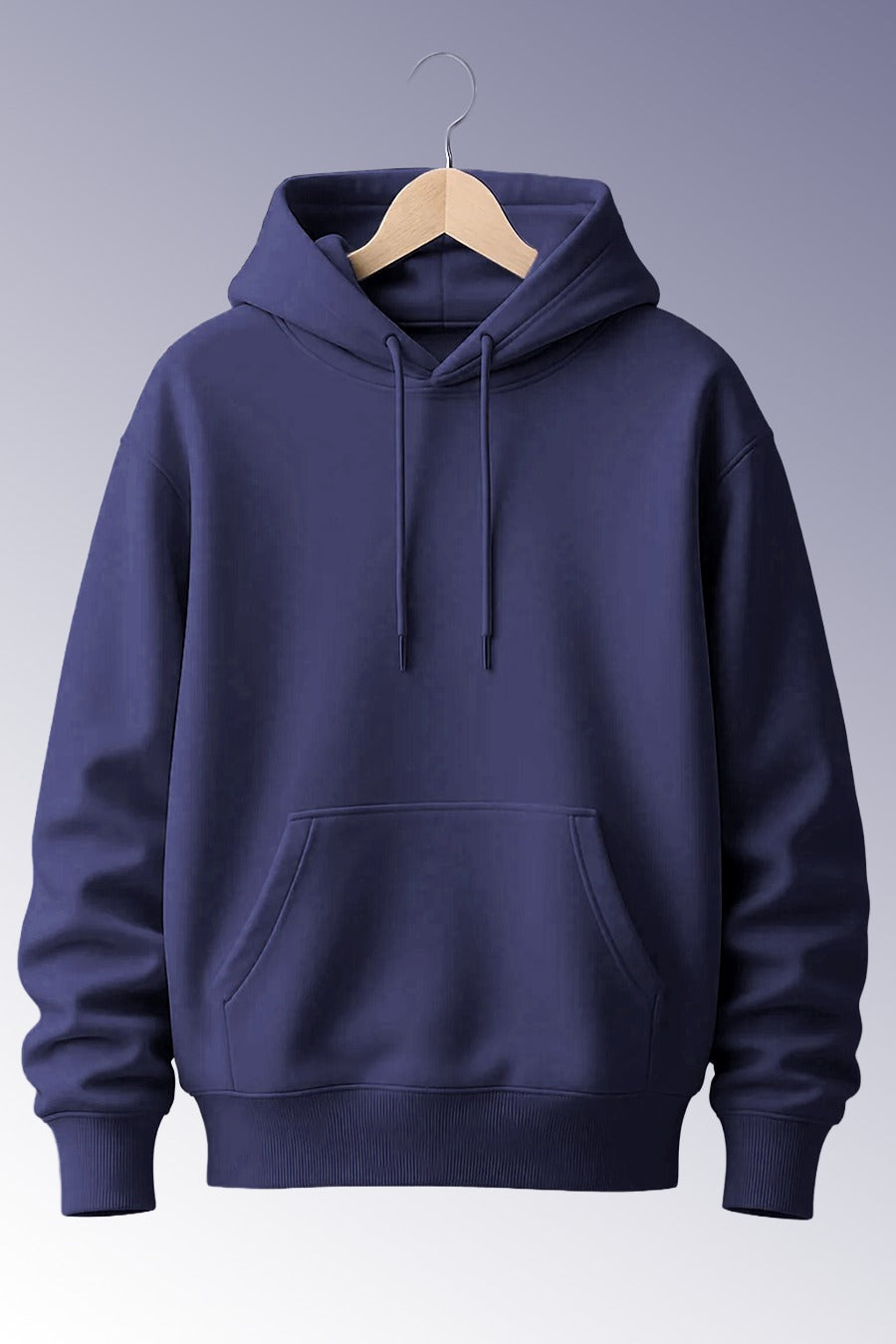 Men Dark Blue Hoodie for Winter | HD-411