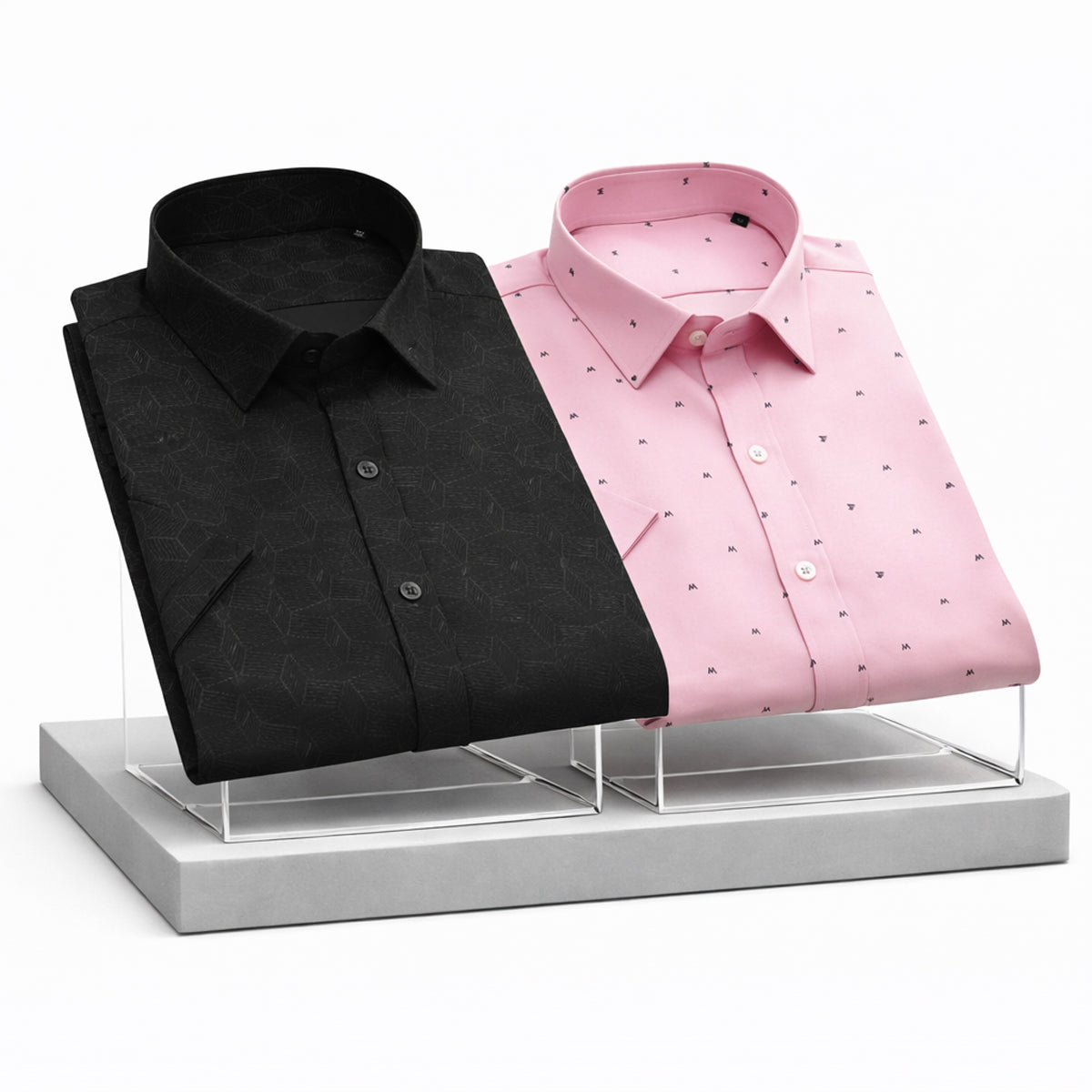 Shirt for Men's Pack of 2 (SHS-153, BHS-184)