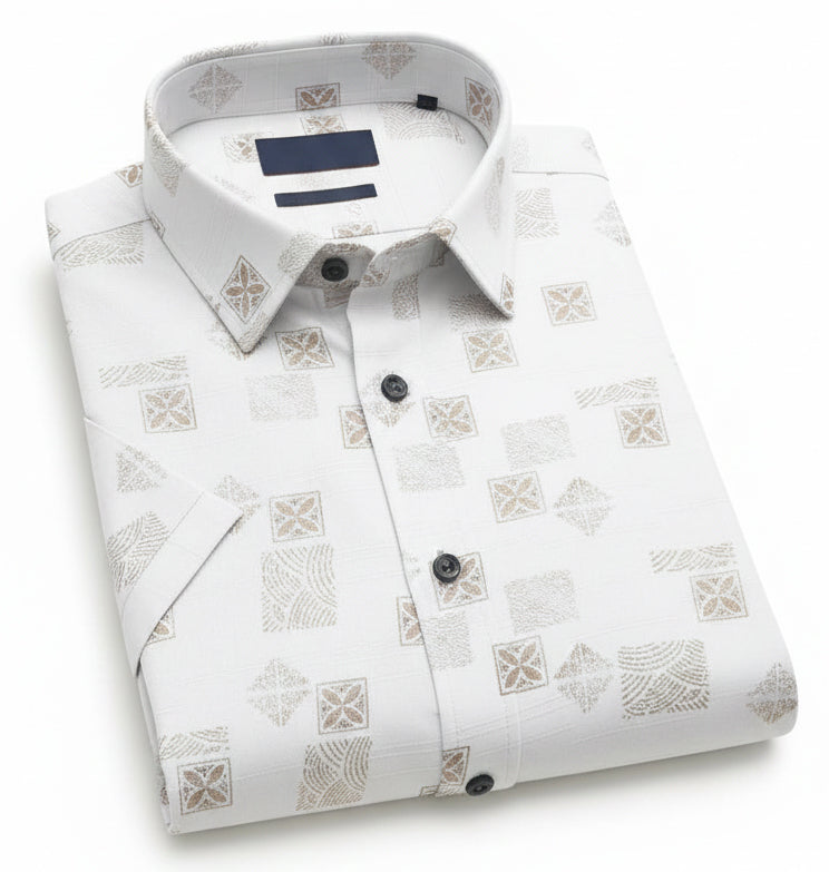 Men Classy Print Shirt - UHSS-193