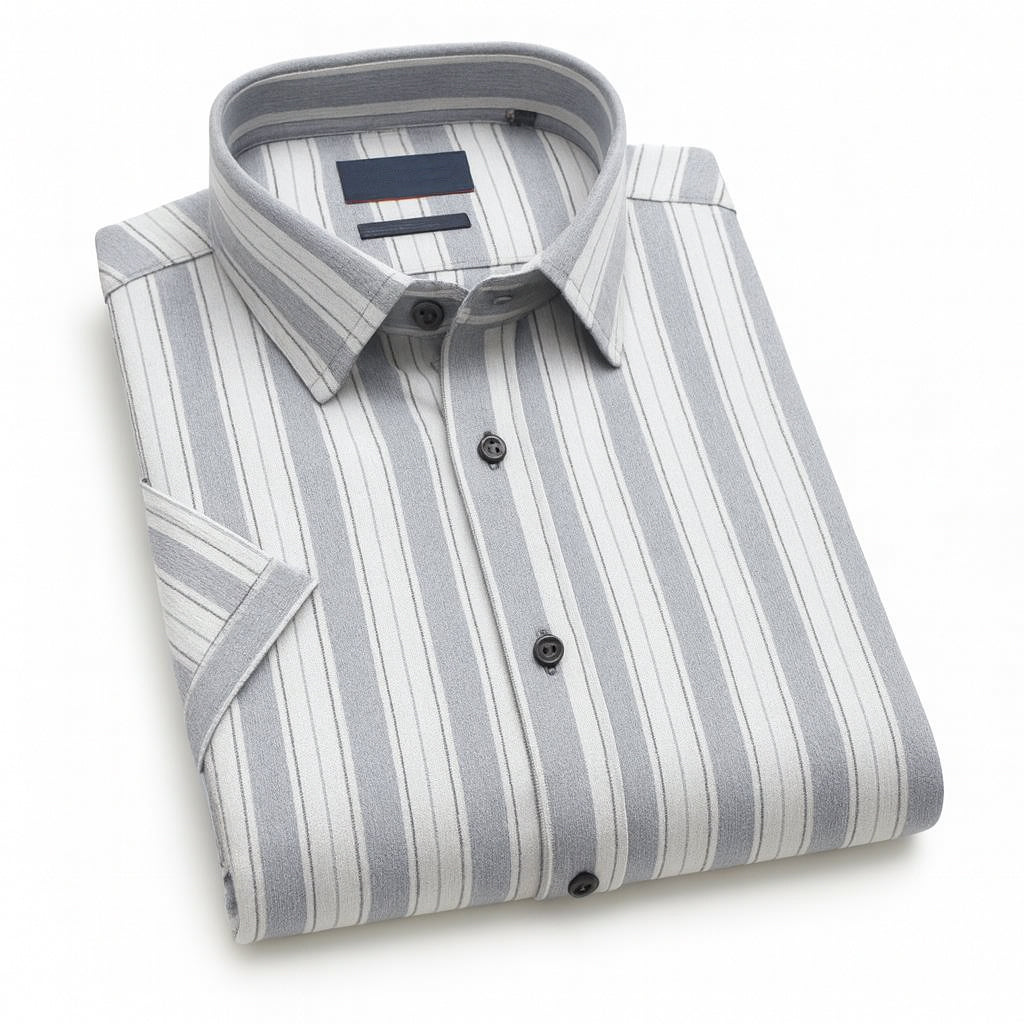 Men Coloured Stripe Shirt - UHSS-168