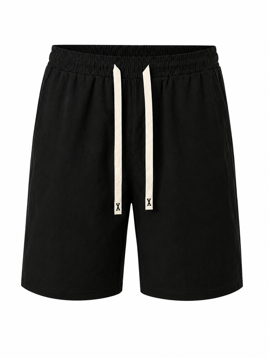 Black Linen Short