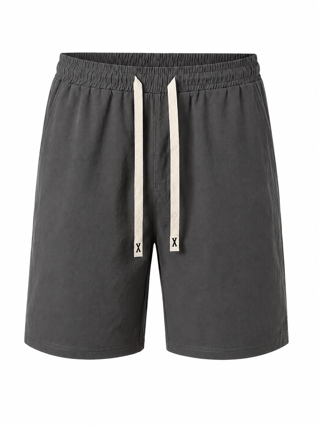 Dark Grey Linen Short