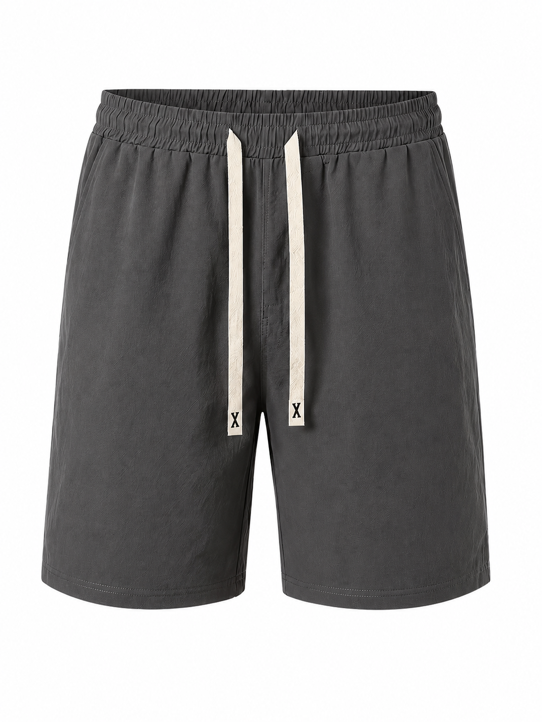 Dark Grey Linen Short