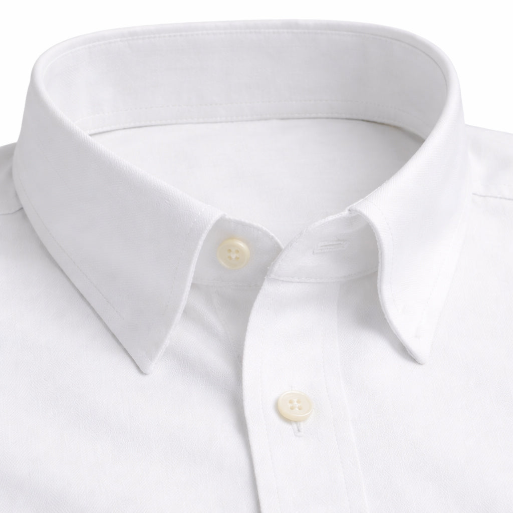Plain White Shirt Half Sleeve Shirt (SKU-RS1-516)