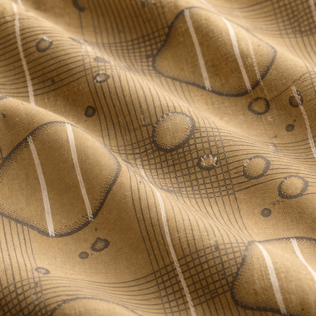 Brown Printed Half Sleeve Shirt (SKU-P-510)