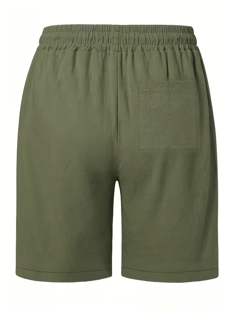 Light Khaki Linen Short