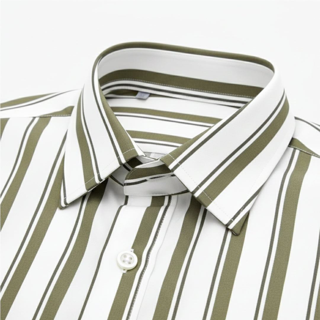 Men's Casual Half Sleeve Shirt - Striped | UHSS-170