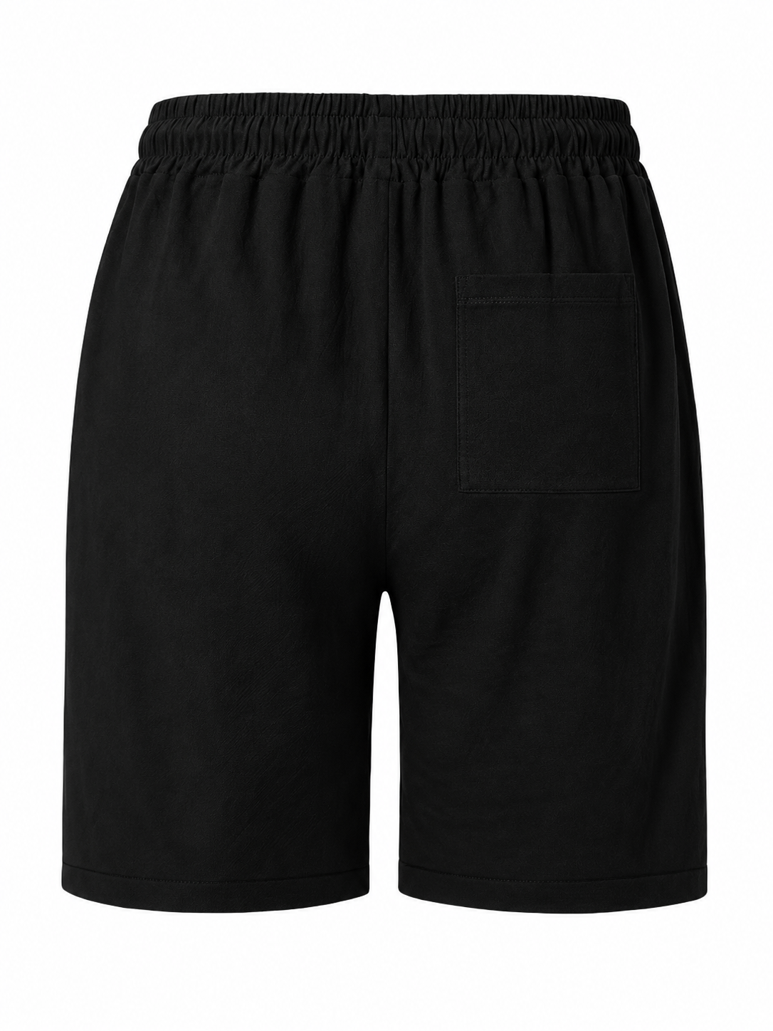 Black Linen Short