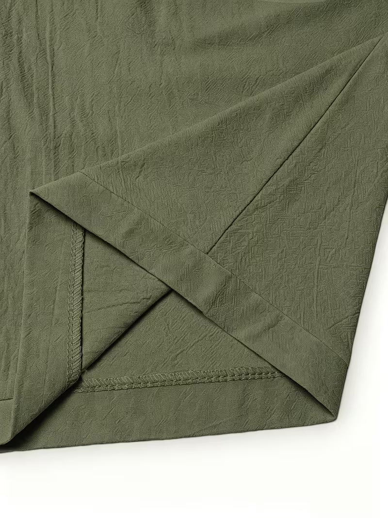 Light Khaki Linen Short