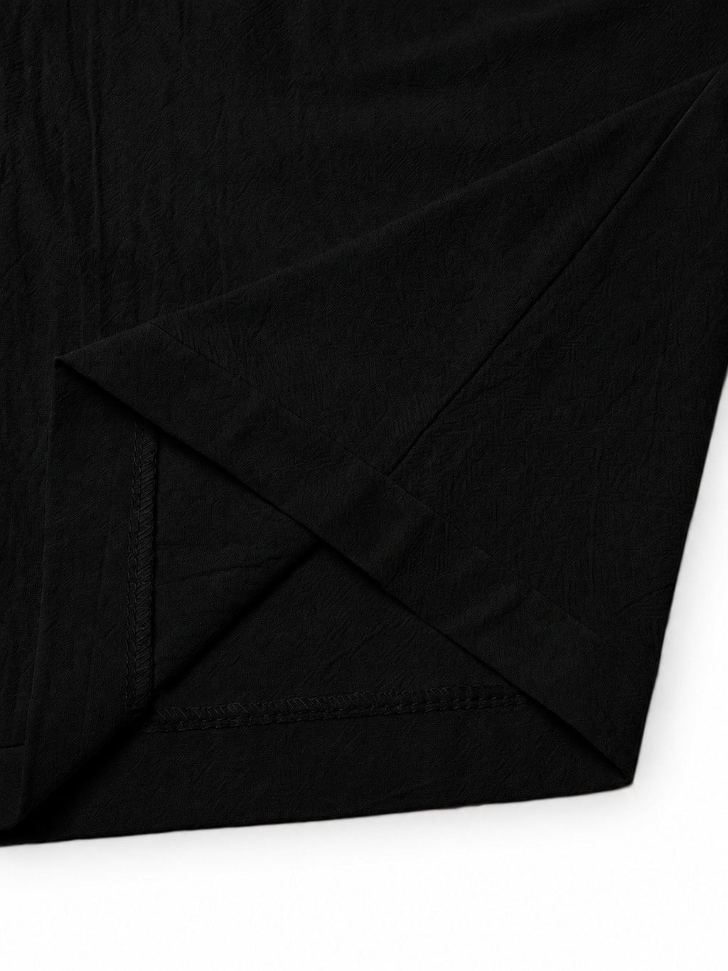 Black Linen Short