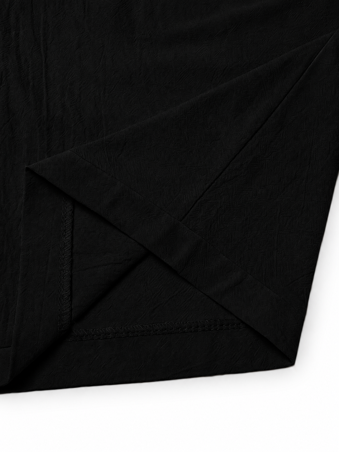 Black Linen Short
