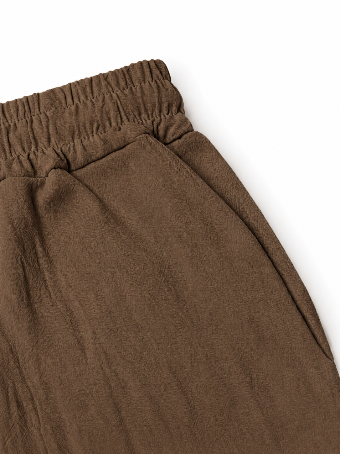 Coffee Linen Short