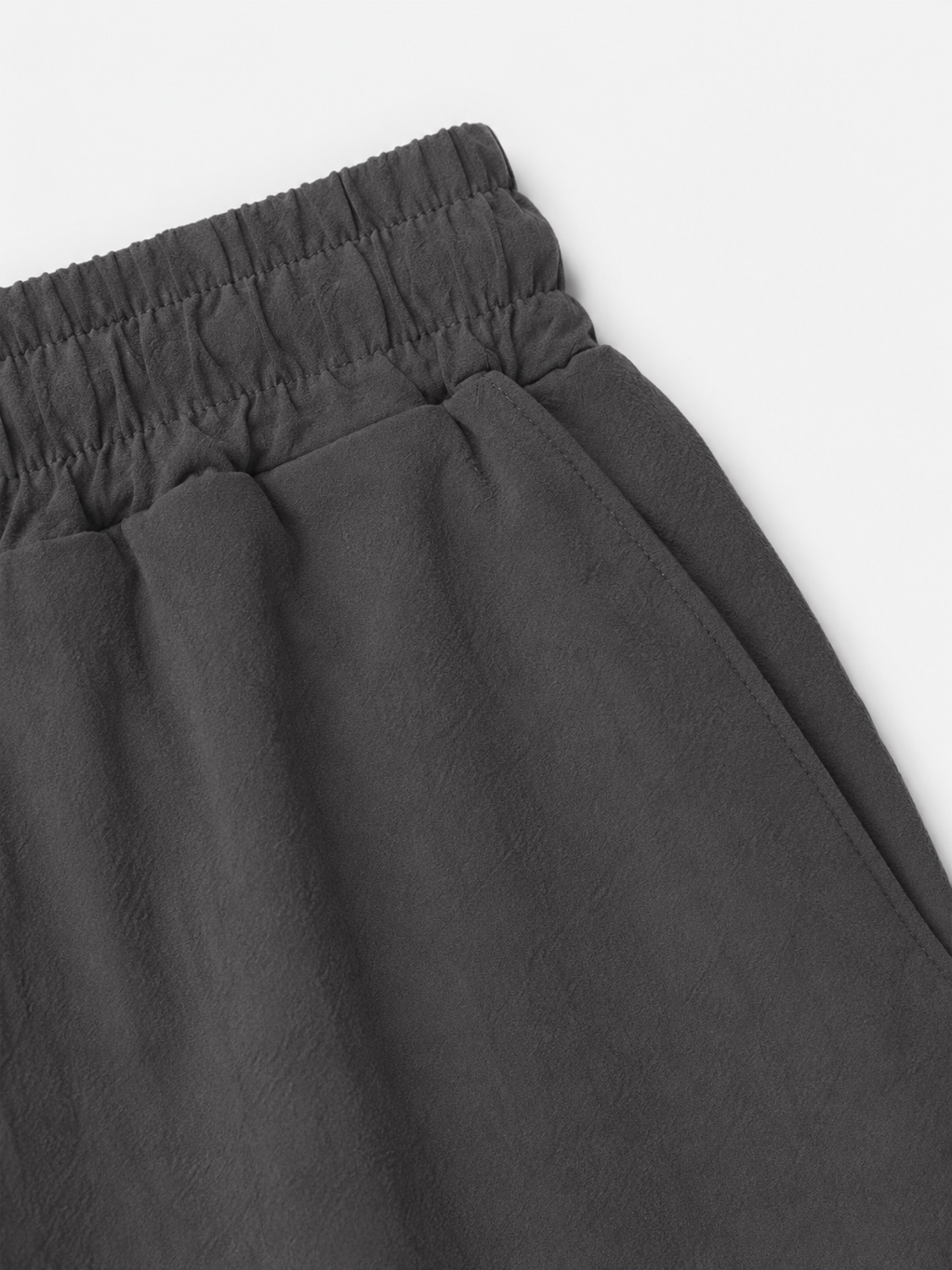 Dark Grey Linen Short