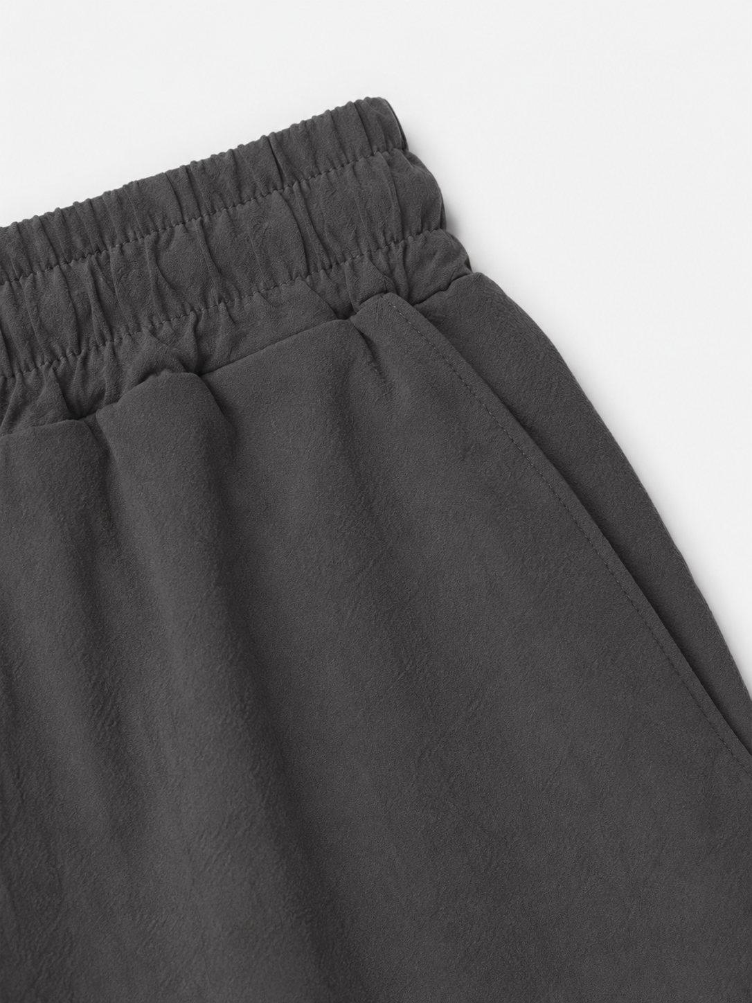 Dark Grey Linen Short