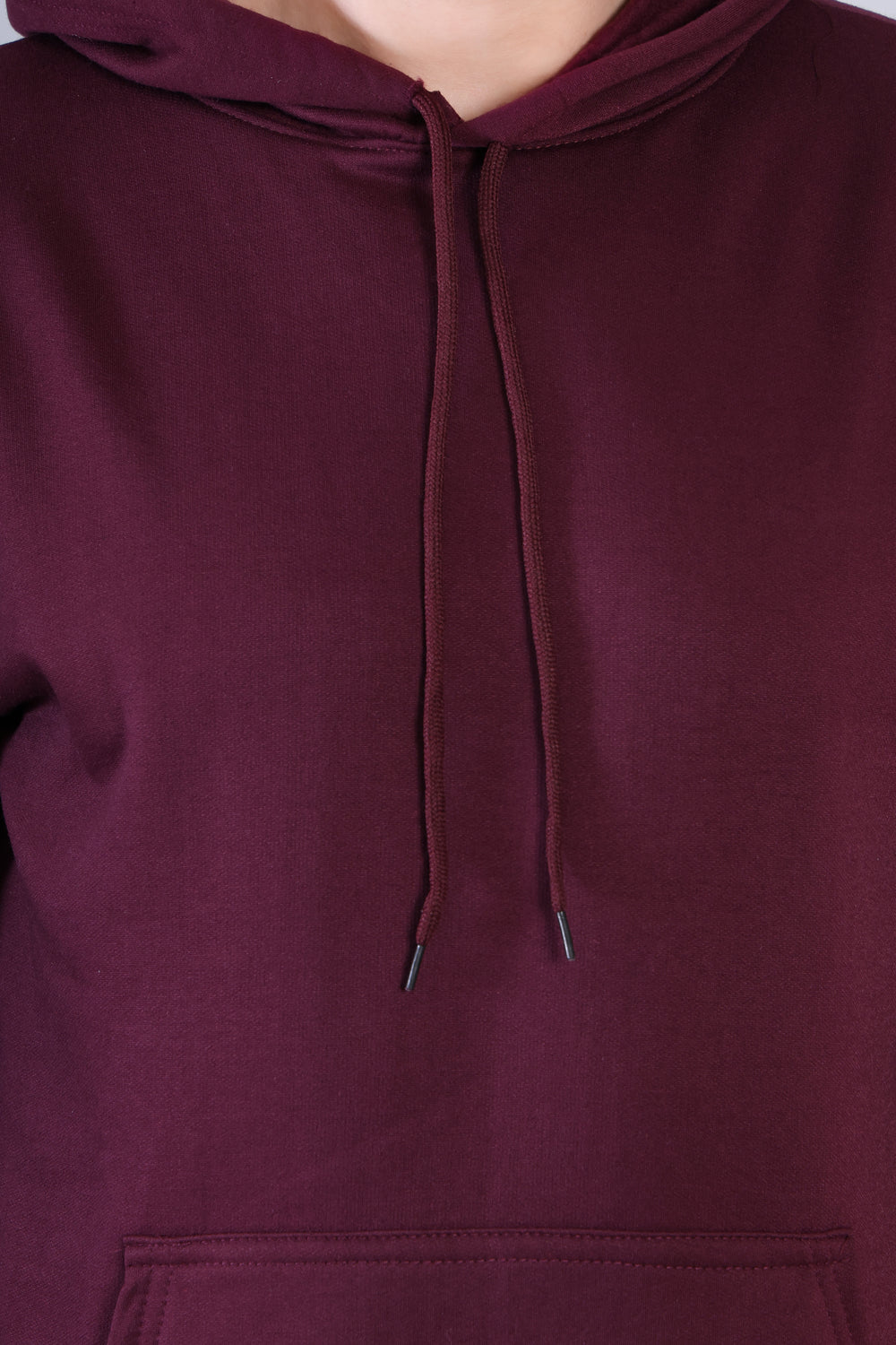 Men Maroon Hoodie for Winter | HD-413