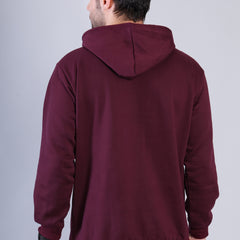 Men Maroon Hoodie for Winter | HD-413