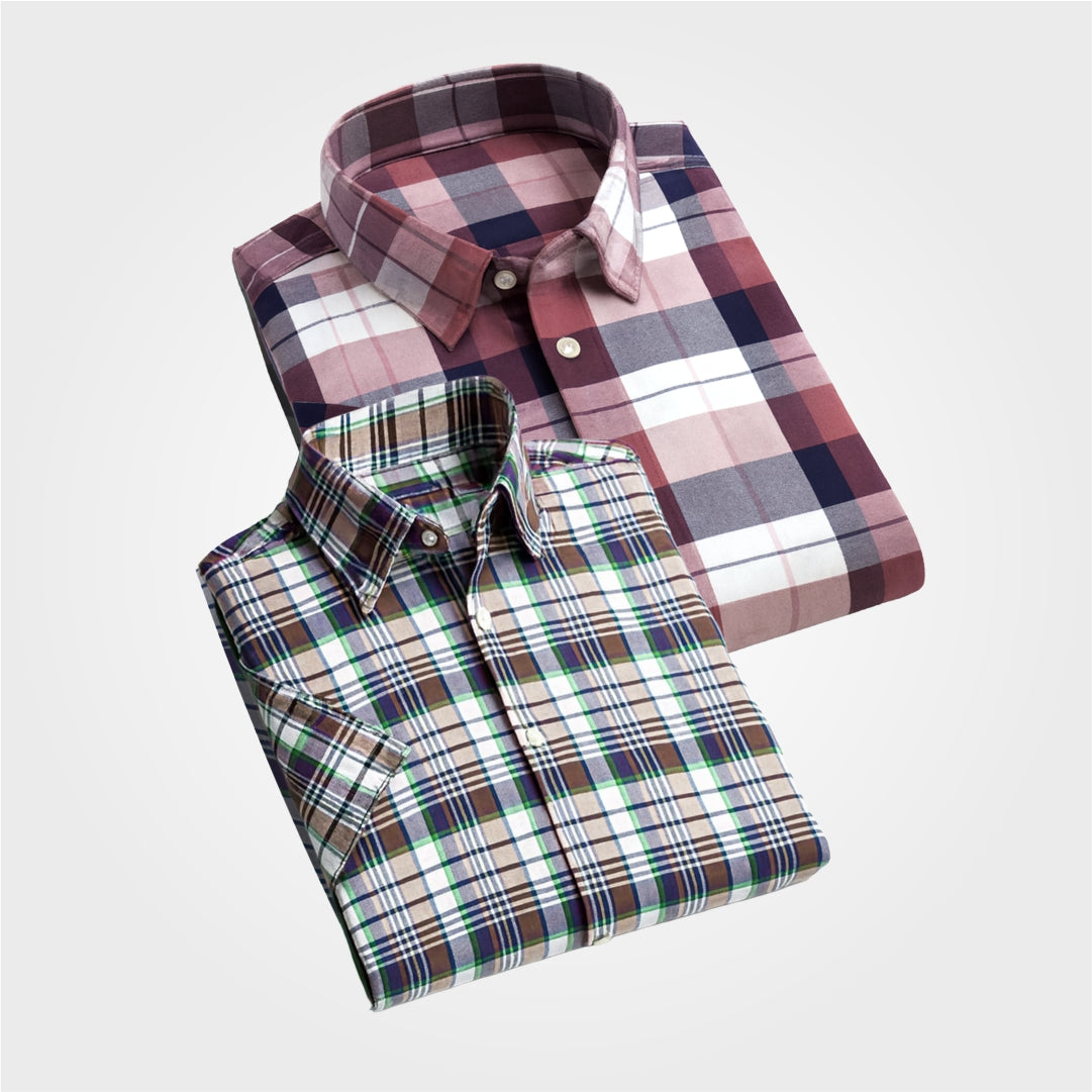 Shirt for Men's Pack of 2 (UHSS-162,UHSS-163)