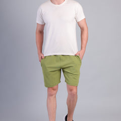 Army Green Cotton Short_NS-32