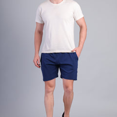 Navy Blue Cotton Short_NS-30