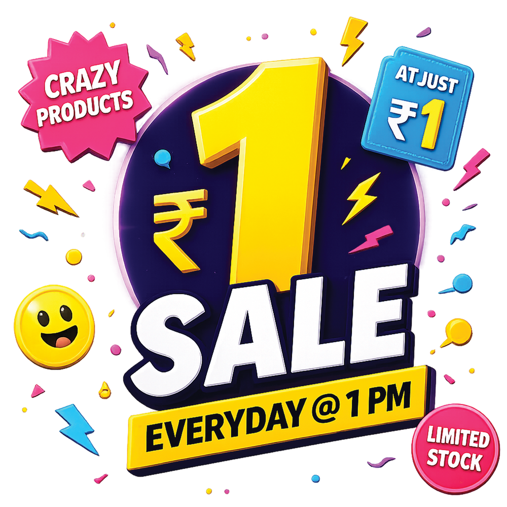 rupee 1 sale banner image