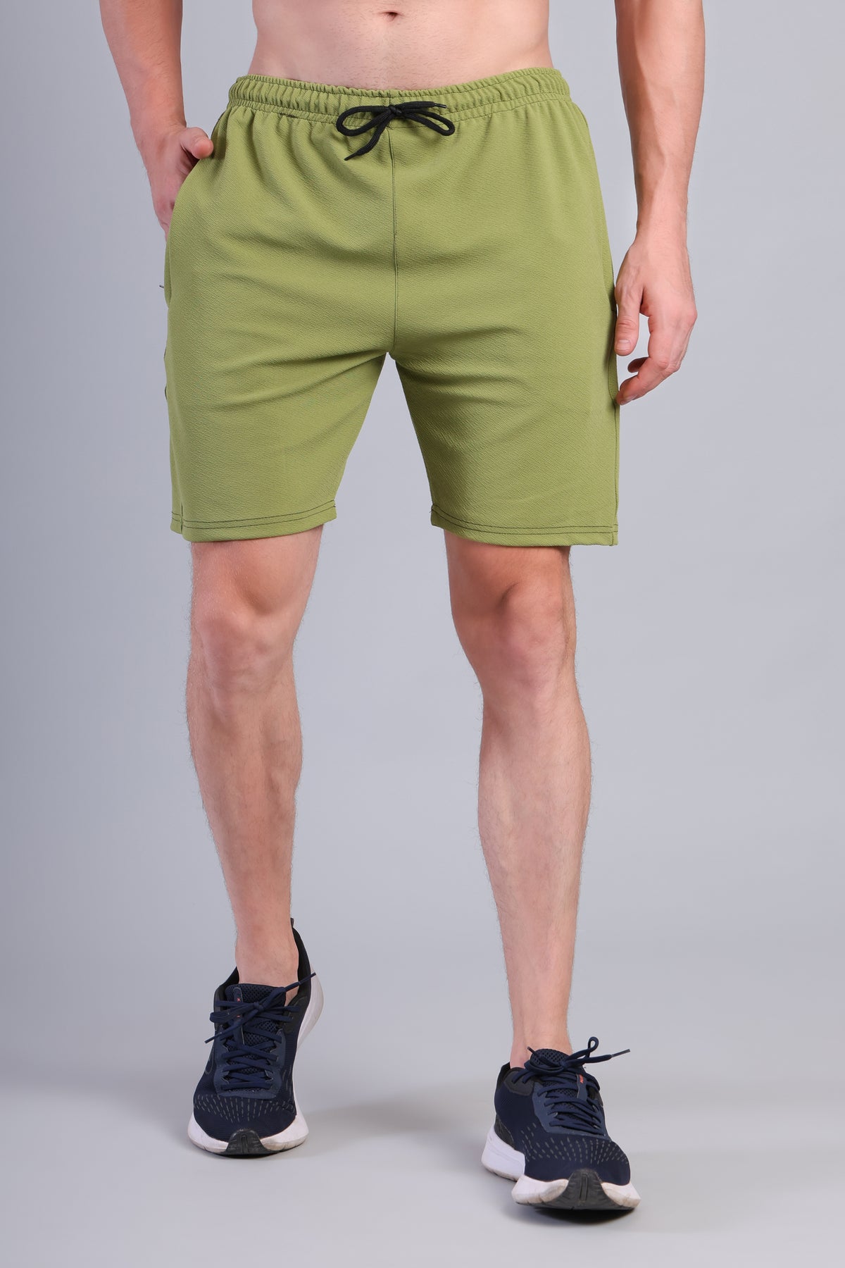 Army Green Cotton Short_NS-32