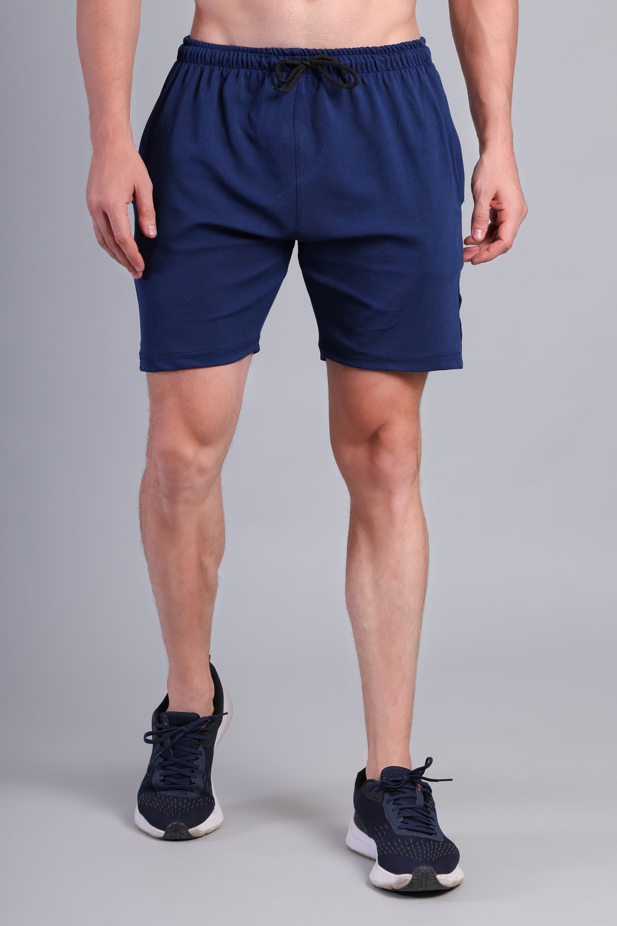 Navy Blue Cotton Short_NS-30