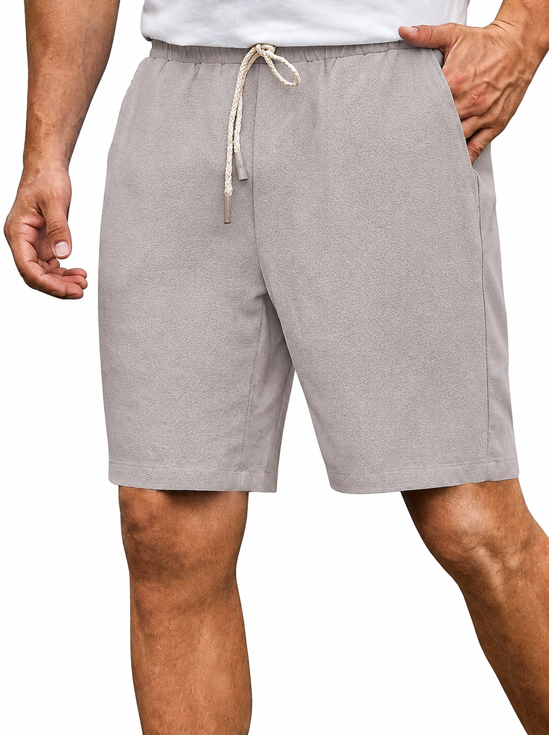 Light Grey Linen Short