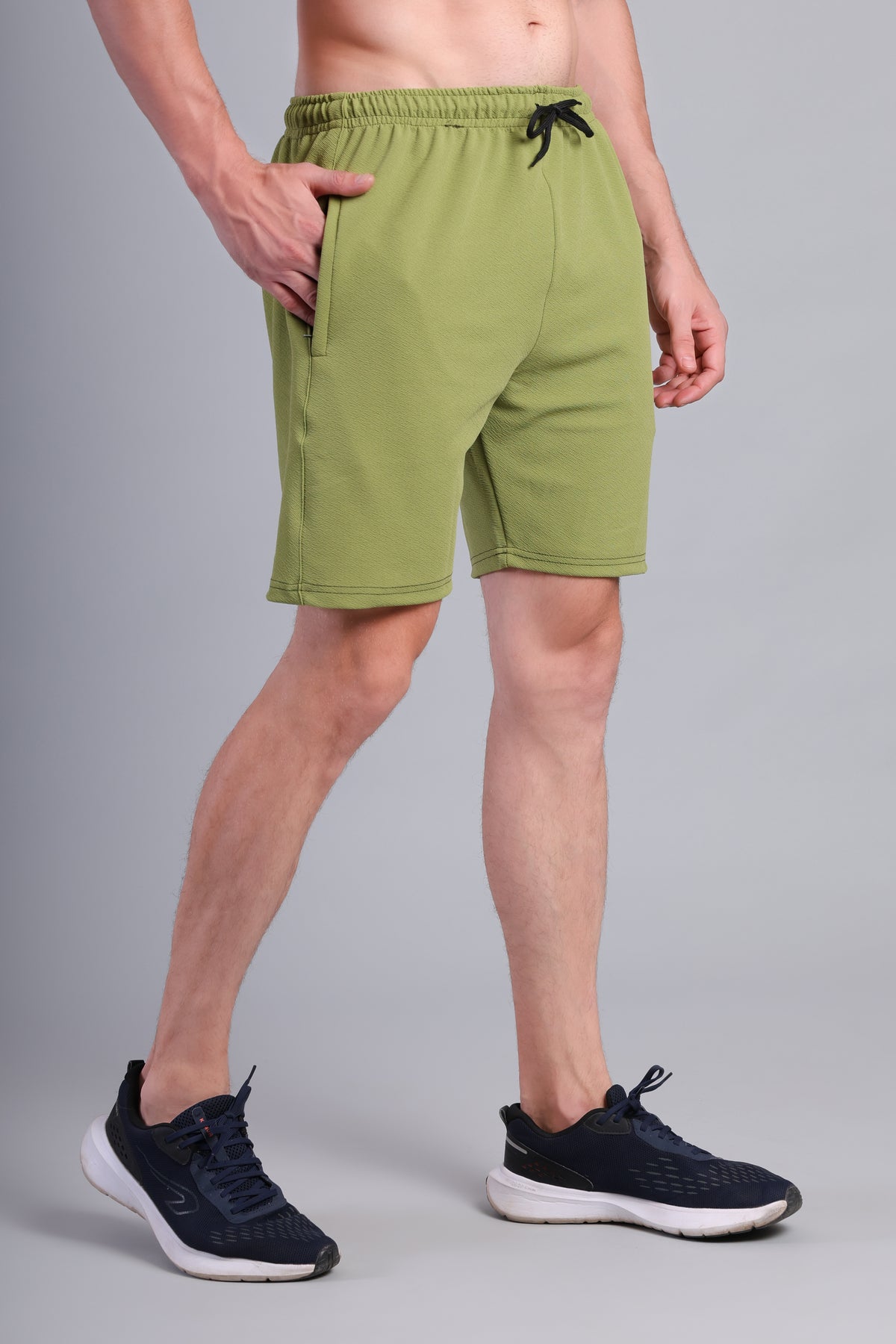Army Green Cotton Short_NS-32