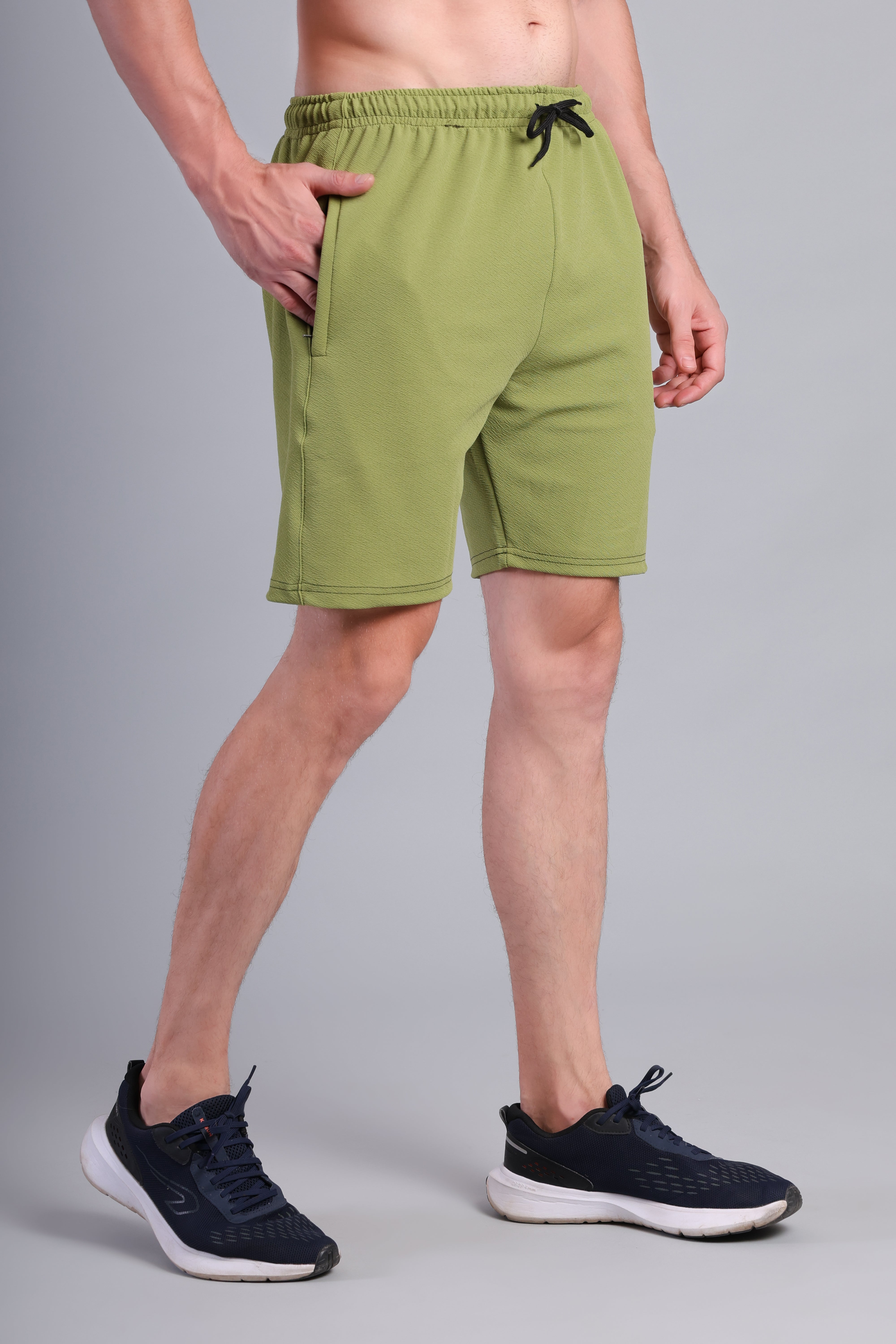 Army Green Cotton Short_SH-332