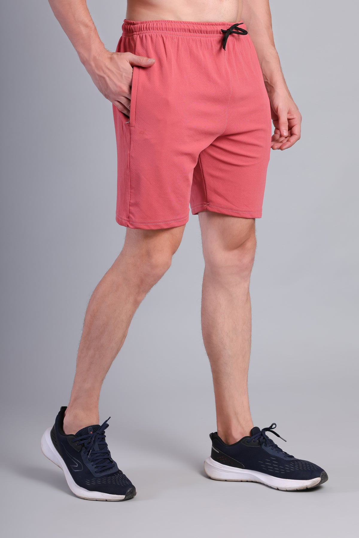 Brick Red Cotton Short_NS-36
